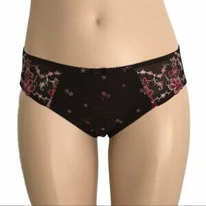 Elomi Tamarie Brief Panty – Mocha Embroidery Elegance – Size L